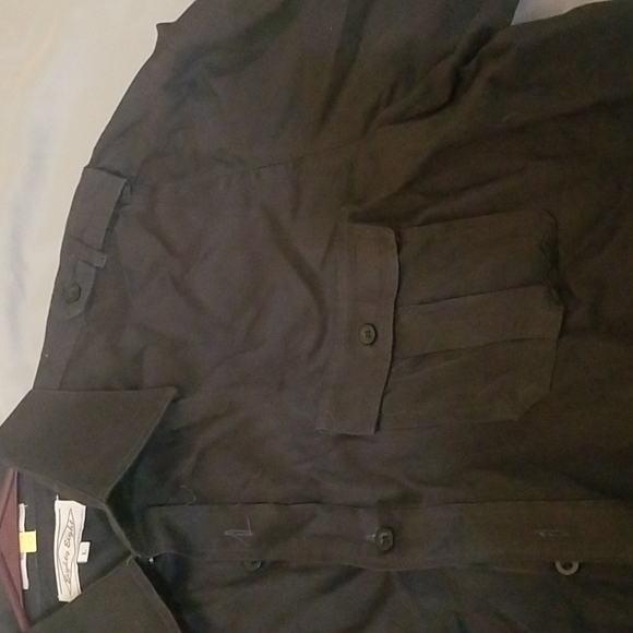Mens black button up shirt - Picture 3 of 3
